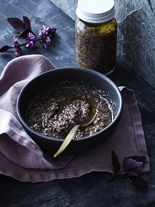 Red Basil Pesto