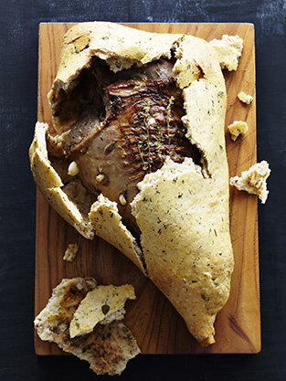 Salt Dough Leg of Lamb. Cooking with Salt. Recipes, foodstyling, styling & photography by Manja Wachsmuth. Recipes for MAD&venner.