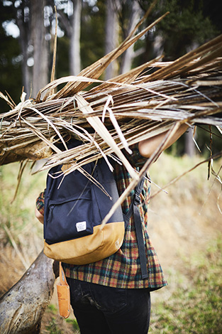 Moique Fiso foraging native plants for her Hiakai pop up dinner by Monique Fiso.